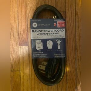 GE Appliances Range Power Cord 4-Wire 50-Amp 5'